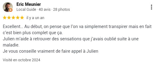 avis sur julien coach sportif hossegor capbreton