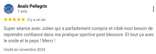 avis sur julien coach sportif hossegor capbreton