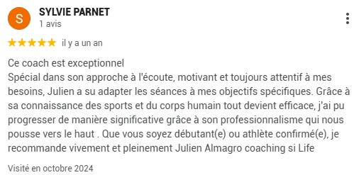 avis sur julien coach sportif hossegor capbreton